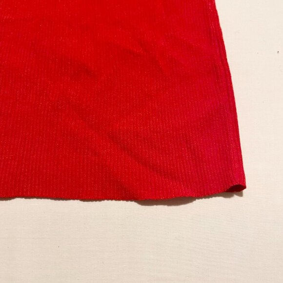 Zara Cutout Red Womens Long Dress Size Medium - Picture 14 of 15